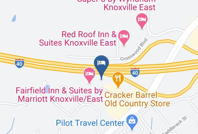 Knox - Americas Best Value Inn Knoxville East Maps