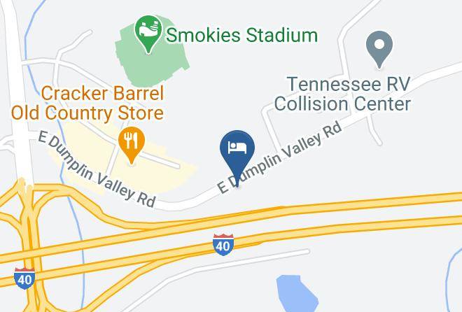 Sevier - Americas Best Value Inn Kodak Sevierville Maps