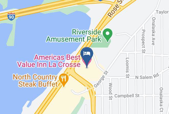 La Crosse - Americas Best Value Inn La Crosse Maps