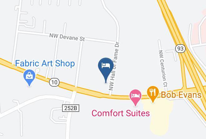 Columbia - Americas Best Value Inn Lake City Maps