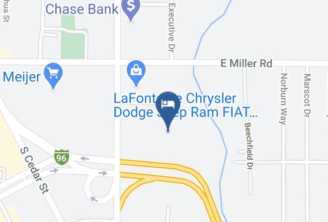 Ingham County Southside - Americas Best Value Inn Lansing Maps
