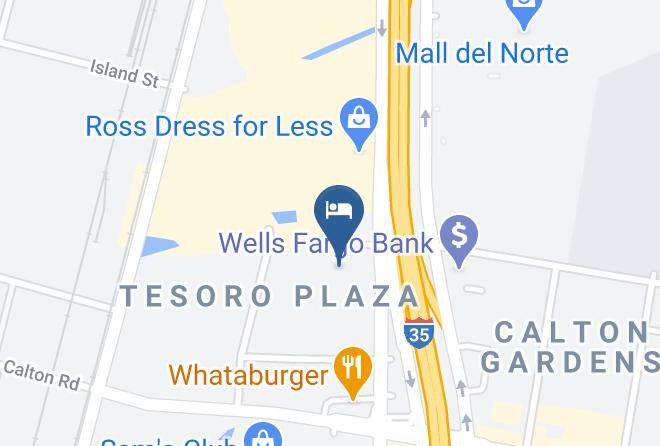 Americas Best Value Inn Laredo Map