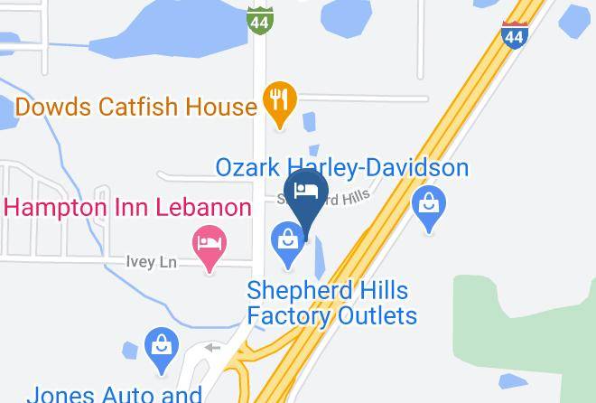 Laclede - Americas Best Value Inn Lebanon Mo Maps