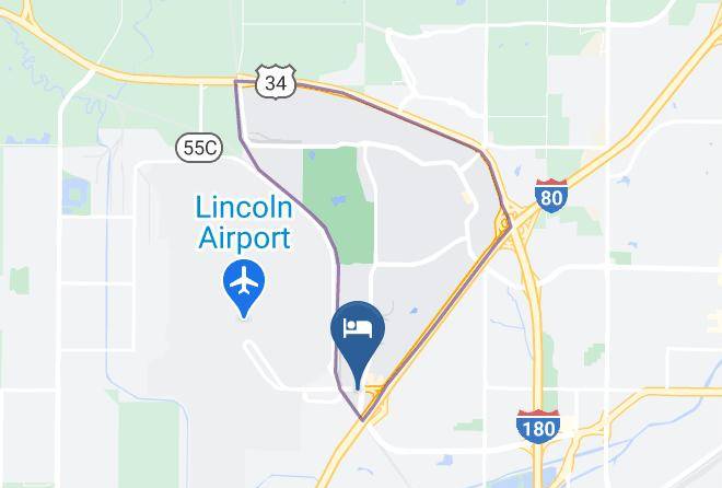 Lancaster - Americas Best Value Inn Lincoln Airport Maps