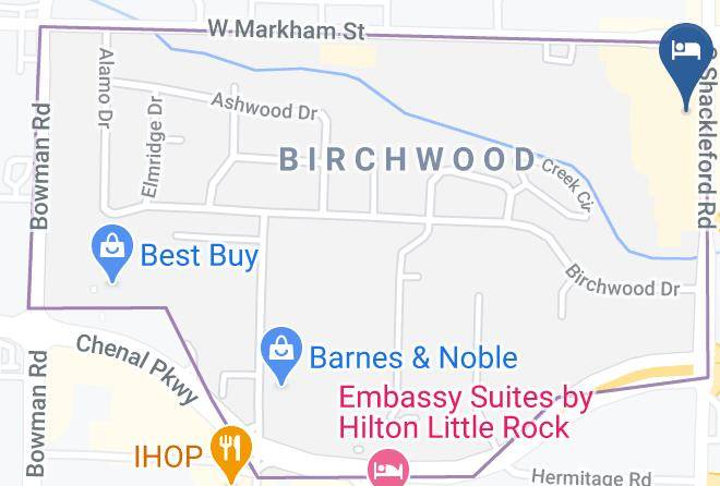 Pulaski - Americas Best Value Inn Little Rock West Medical Center Maps