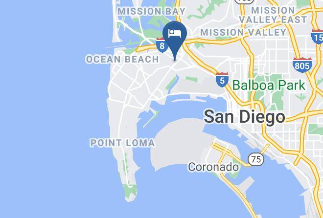 San Diego - Americas Best Value Inn Loma Lodge Maps