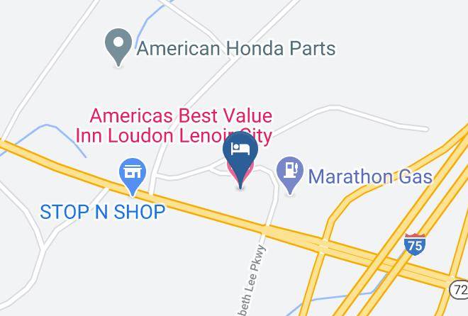 Loudon - Americas Best Value Inn Loudon Lenoir City Maps