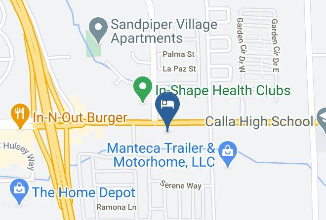 San Joaquin - Americas Best Value Inn Manteca Maps