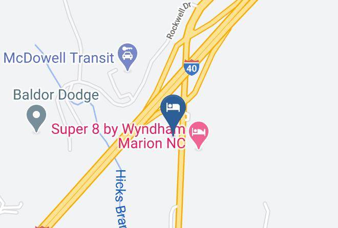 Mcdowell - Americas Best Value Inn Marion Nc Maps