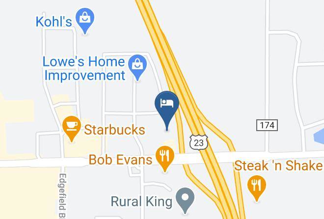 Marion - Americas Best Value Inn Marion Oh Maps