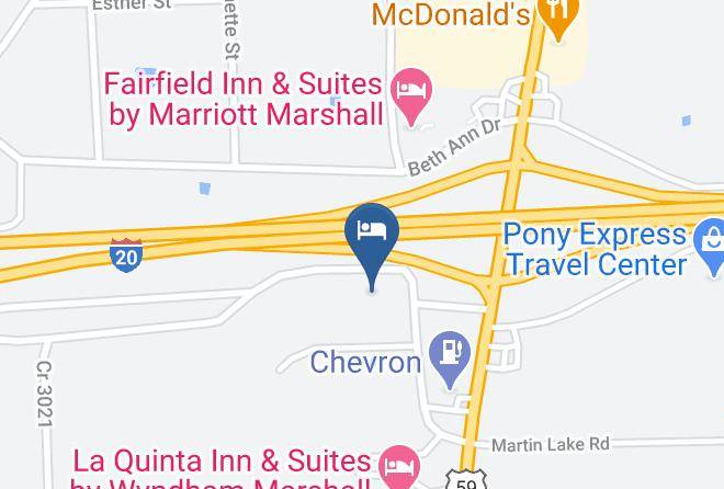 Harrison - Americas Best Value Inn Marshall Maps