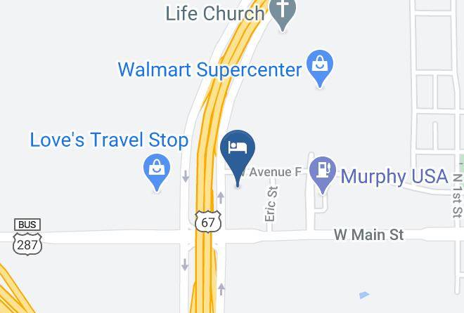 Ellis - Americas Best Value Inn Midlothian Cedar Hill Maps