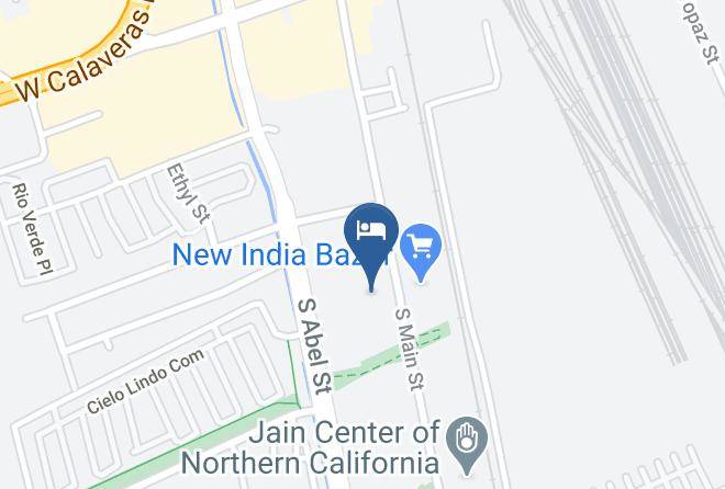 Santa Clara - Americas Best Value Inn Milpitas Silicon Valley Maps