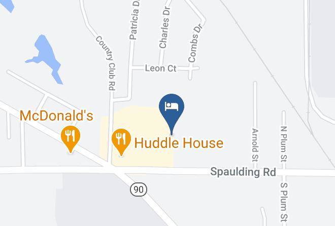 Macon - Americas Best Value Inn Montezuma Maps