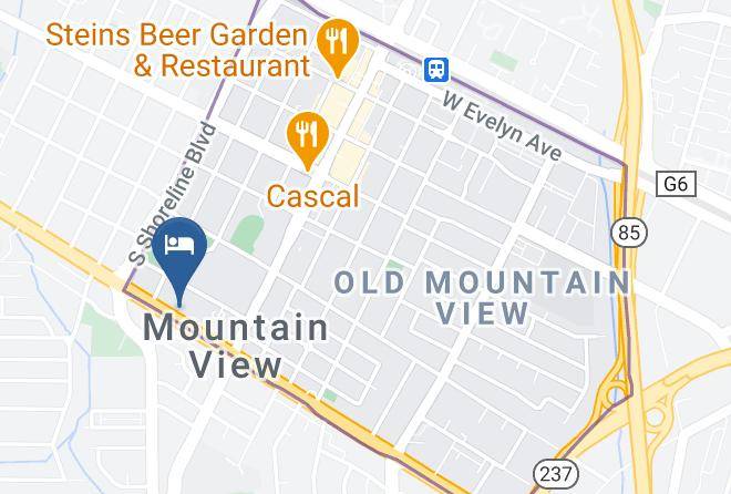Santa Clara - Americas Best Value Inn Mountain View Maps