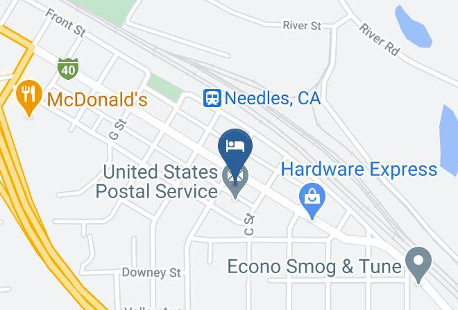 San Bernardino - Americas Best Value Inn Needles Maps