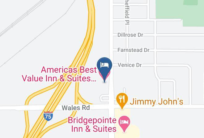Wood - Americas Best Value Inn & Suites Northwood Toledo Maps