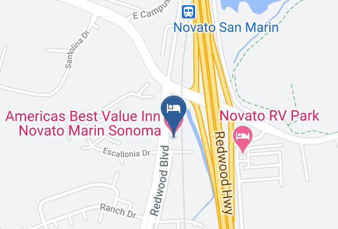 Marin - Americas Best Value Inn Novato Marin Sonoma Maps