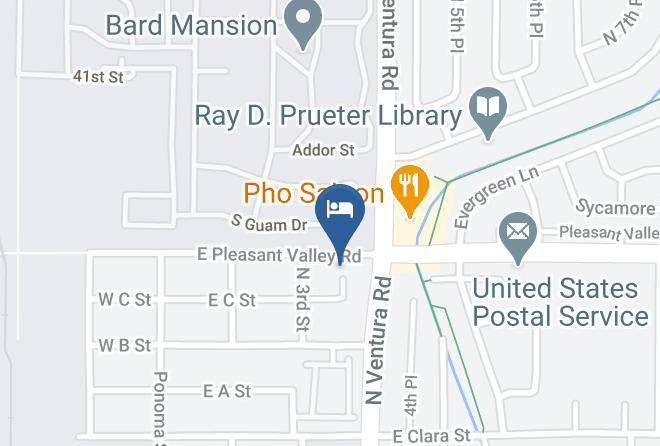 Ventura - Americas Best Value Inn Oxnard Port Hueneme Maps