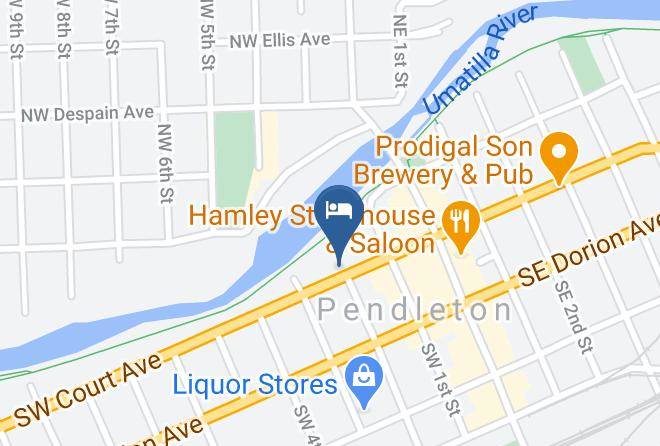 Umatilla - Americas Best Value Inn Pendleton Maps