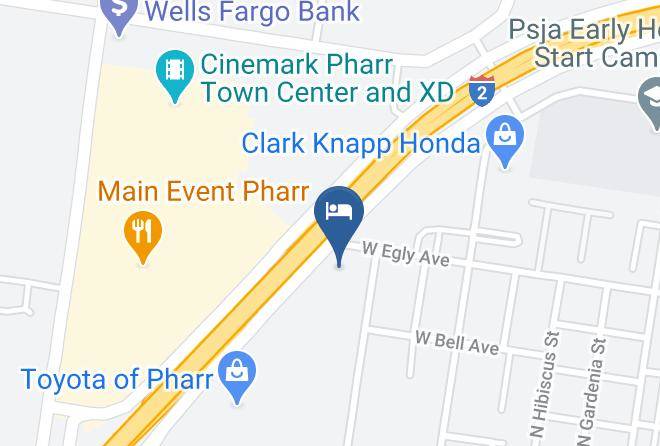 Hidalgo - Americas Best Value Inn Pharr Maps