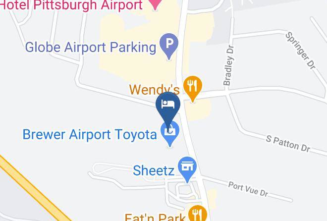 Allegheny - Americas Best Value Inn Pittsburgh Airport Maps