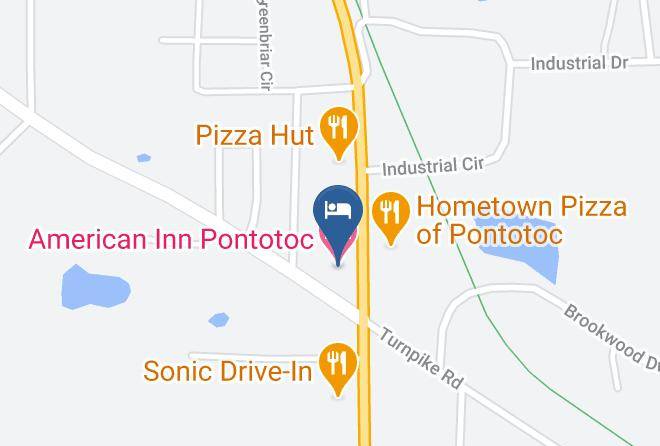 Pontotoc - American Inn Pontotoc Maps