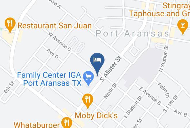 Nueces - Americas Best Value Inn Port Aransas Maps