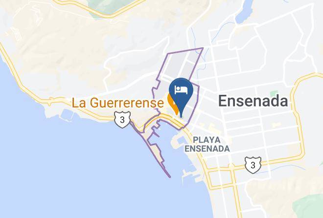 Ensenada - Posada El Rey Sol Maps
