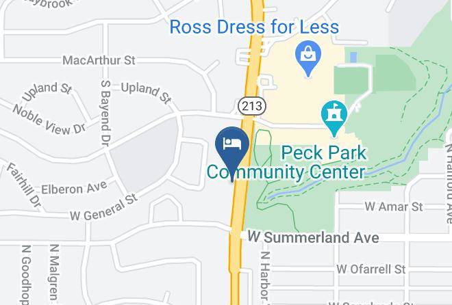 Los Angeles - Americas Best Value Inn Rancho Palos Verdes Maps