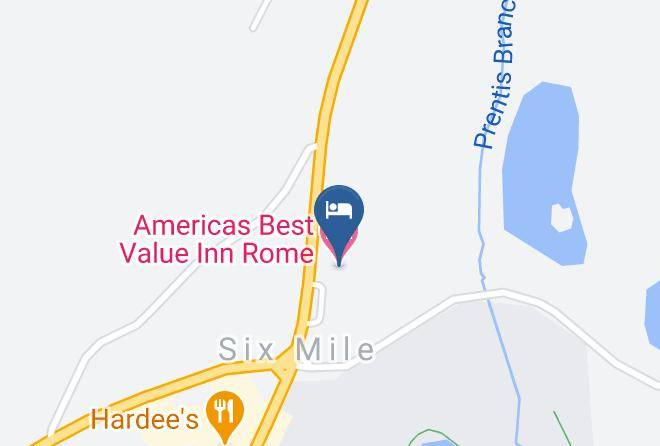 Floyd - Americas Best Value Inn Rome Maps