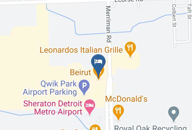 Wayne County - Americas Best Value Inn Romulus Detroit Airport Maps