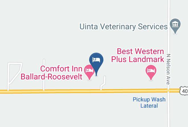 Uintah - Americas Best Value Inn Roosevelt Ballard Maps