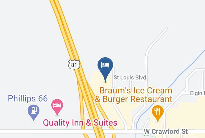 Saline - Americas Best Value Inn Salina Maps
