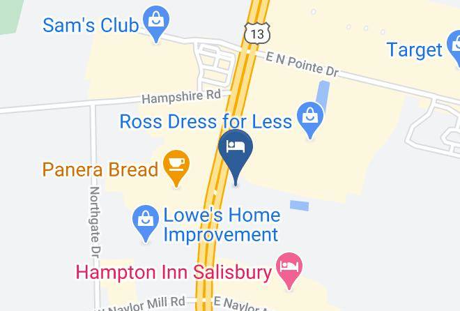 Wicomico - Americas Best Value Inn Salisbury Maps