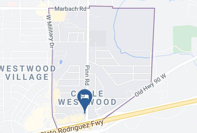 Bexar - Americas Best Value Inn San Antonio Lackland Afb Maps