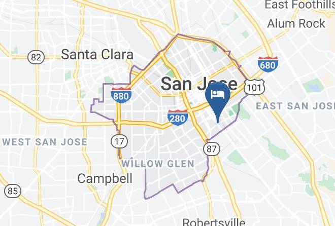 Santa Clara - Americas Best Value Inn San Jose Convention Center Maps
