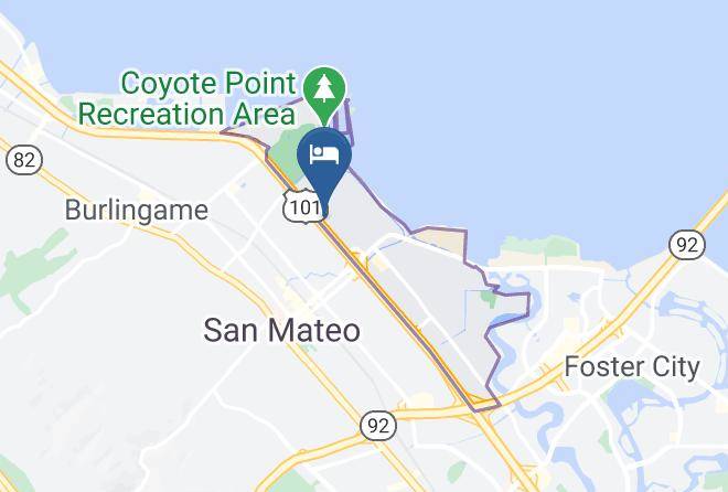 San Mateo - Americas Best Value Inn San Mateo San Francisco Maps