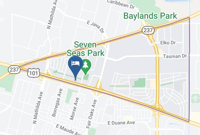 Santa Clara - Americas Best Value Inn Maps
