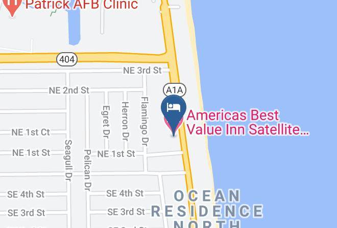 Brevard - Americas Best Value Inn Satellite Beach Melbourne Maps