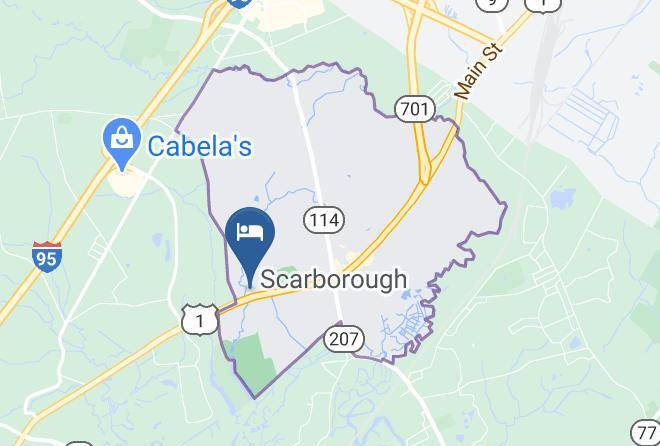 Cumberland - Americas Best Value Inn Scarborough Portland Maps