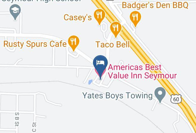 Webster - Americas Best Value Inn Seymour Maps