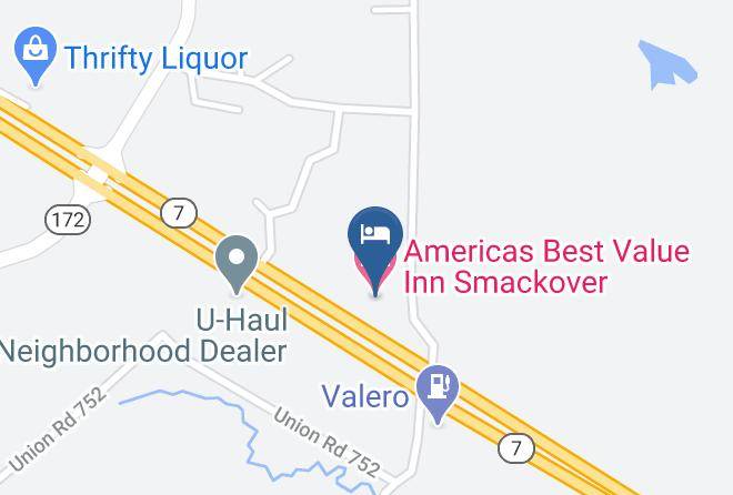 Union - Americas Best Value Inn Smackover Maps