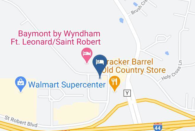 Pulaski - Americas Best Value Inn St Robert Maps