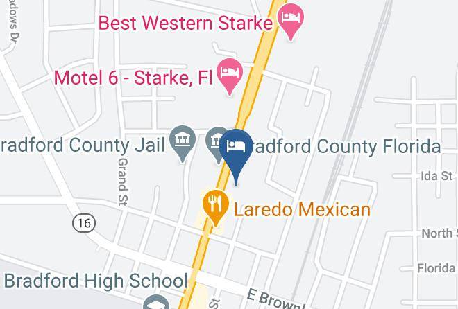 Bradford - Americas Best Value Inn Starke Maps