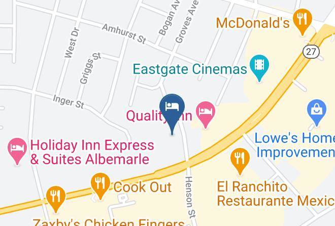 Stanly - Americas Best Value Inn & Suites Albemarle Maps