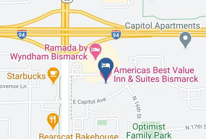 Burleigh - Americas Best Value Inn & Suites Bismarck Maps