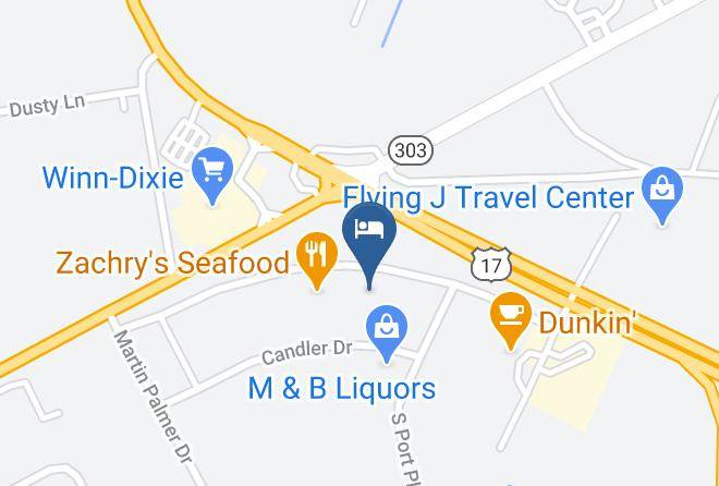 Americas Best Value Inn & Suites Brunswick Map