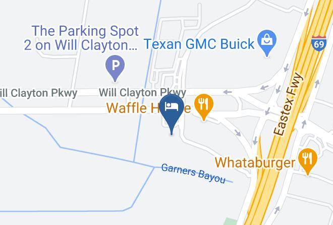 Harris - Americas Best Value Inn & Suites Bush Intl Airport Maps