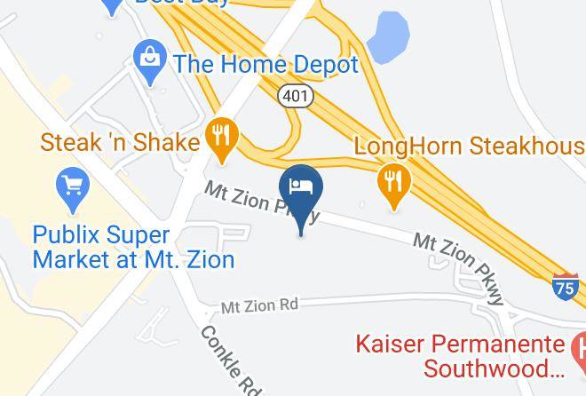 Clayton - Americas Best Value Inn & Suites Maps